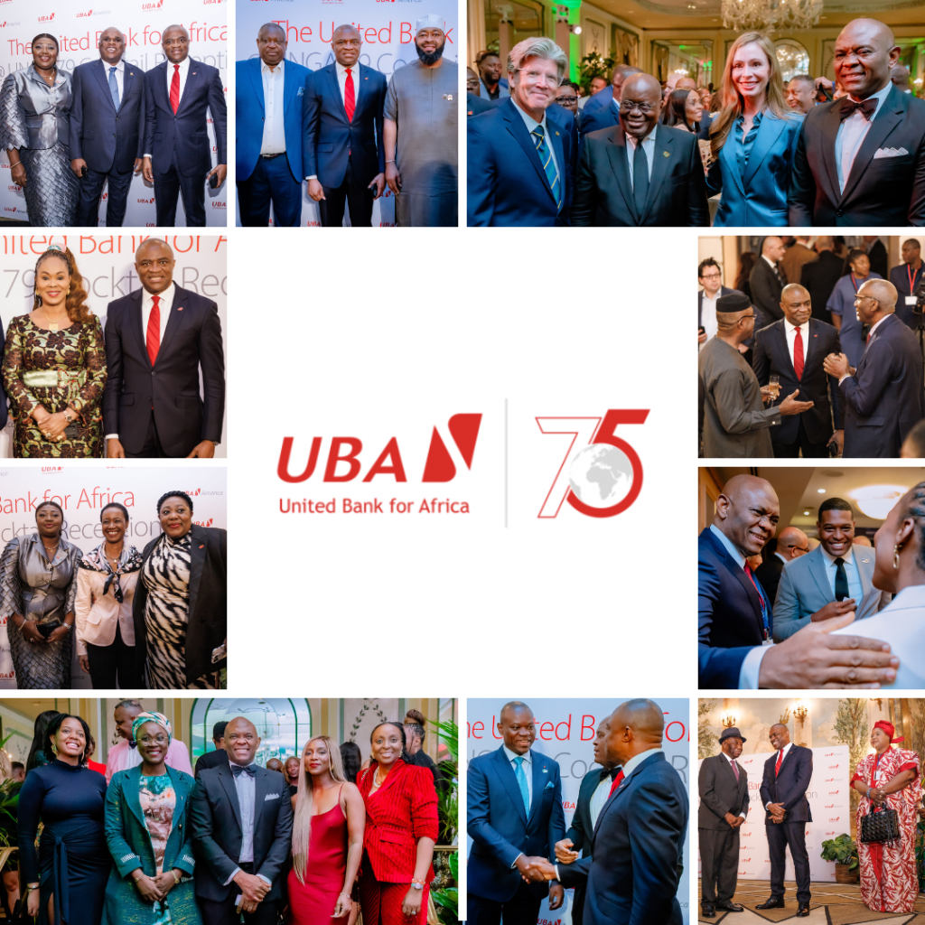 Tony Elumelu avec leaders mondiaux à la réception UBA New York